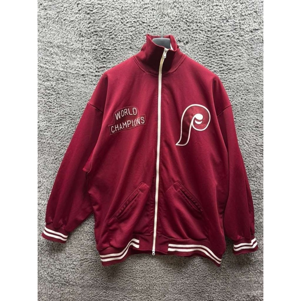 80's Mitchell & Ness Cooperstown‎ Collection Philadelphia Phillies Jacket  XXXXL